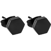 Liebeskind berlin Damen-Ohrstecker Edelstahl LIEBESKIND Berlin Schwarz