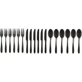 Vt wonen Besteckset vtwonen Matt Black (18er Set)