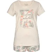 LASCANA Shorty in sand-bedruckt | Gr.: 40-42