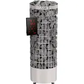 Harvia Saunaöfen Cilindro XW WiFi Steel 6.8 kW | mit separatem Xenio WIFI Bedienteil | PC70XW
