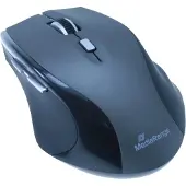 MediaRange MROS203, rechts, Optisch, RF Wireless, 1600 DPI, Schwarz, Grau