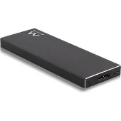 Ewent Externe Box EW7023 SSD M2 USB 3.1 Aluminium