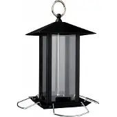Trixie Futterspender, Hängend, Schwarz, Transparent, Metall, 1 l, Samen, 200 mm
