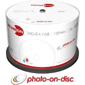 Primeon DVD-R, bedruckbar, bis 16fach, 4,7 GB/120 min, 50er-Spindel