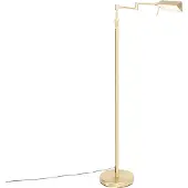 QAZQA Stehleuchte Messing inkl LED mit Touchdimmer Notia