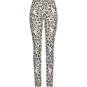 LASCANA Schlafhose in ecru-nougat-schwarz | Gr.: 40-42
