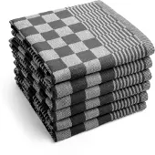 Byrklund Geschirrtuch Clean & Tidy Schwarz (6er Set)