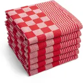 Byrklund Geschirrtuch Clean & Tidy Rot (6er Set)