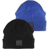Urban Classics Beany in black/royal blue | Gr.: 158/164