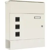 Rottner Briefkasten »Harrow«, weiß, Stahl, (B x H:) 37 x 43 cm - weiss