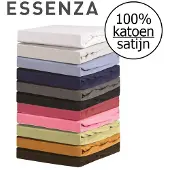 Essenza Satin Silver Spannbettlaken 80 x 200 cm