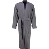 Cawö Bademantel 816 Uni Kimono Dunkelgrau Herren-58 / 60