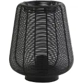 Light & Living Schwarze Tischlampe Adeta Ø 22cm