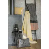 David Fussenegger Kissenhülle Silvretta 'Farbblöcke' 40 x 60 cm (Farbe: Grau)