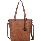 Wimona Fatma Schul /Arbeitstasche Cognac/Braun 35X32X12-CM
