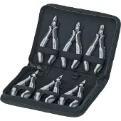 Knipex Präzisions-Elektronikzangen-Set ESD, 6-teilig (schwarz/grau, Ausführung ESD, elektrisch ableitend)
