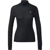 Odlo Unterhemd BL Top Turtle Neck LS Active Warm Eco Black Damen-L