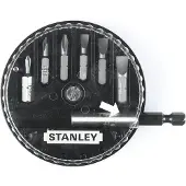 Stanley Bit-Set (inklusive magnetischer Bithalter, Bits: Standard 0.8/1.2, PH 0/1/2, PZ1/2, 6-teilig