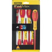 Stanley Insulated Set Schlitzschraubendreher 6 Stücke