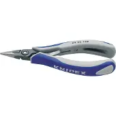 Knipex Präzisionselektronikflach zange Gesamt-L.135mm flachrunde Backen