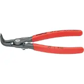 Knipex 49 41 A01 Präzisions-Sicherungsringzange für Außenringe auf Wellen mit rutschhemmendem Kunststoff überzogen grau atramentiert 130 mm