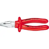 Knipex 03 07 200 Kombizange tauchisoliert, VDE- verchromt 200 mm