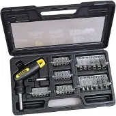 Stanley Pistolen-Ratschen-Set mit schwenkbarem Gelenkgriff 25-teilig, 167 mm, 215 mm, 55 mm, 624 g, 25 Stück(e)