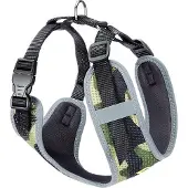 Ferplast Hundegeschirr Nikita Armee-Druck Nylon schwarz/grün 41 cm