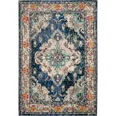 Safavieh | Teppich Milà Blauw Kunstvezel 230x160 cm | NADUVI