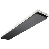 Heatstrip Design Dunkelstrahler: 1500 Watt - ohne Fernbedienung Aluminium