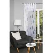 Home wohnideen Gardine "PAOLO" Schlaufen 1 Stk. tlg. halbtransparent