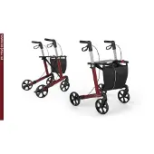Rehasense Leichtgewicht Rollator Server L weinrot 1 St