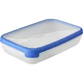 Curver Grand Chef 3253920009043, Box, Rechteckig, 2,6 l, Blau, Transparent, 300 mm, 200 mm
