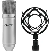 Omnitronic 13030918, Studio-Mikrofon, -38 dB, 20 - 20000 Hz, 200 Ohm, 77 dB, Kardioide