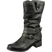 Mustang Damen Stiefel Halbschaftstiefel 1229-605, Größe:37 EU, Farbe:Grau