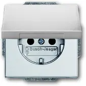 ABB 2018-0-1487, CEE 7/3, 2P+E, Silber, 250 V, 16 A, 63 mm