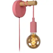 Lucide farbenfrohe Wandleuchte Kinderzimmer, höhenverstellbar, Ø 12 cm, H 16 cm, mit Schalter