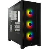 Corsair iCUE 4000X RGB - Tower - ATX - Seitenteil mit Fenster (gehärtetes Glas)