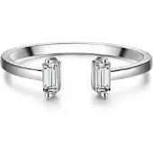 Glanzstücke Ring Sterling Silber Zirkonia in silber | Gr.: 50