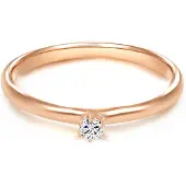 Trilani Ring Sterling Silber Zirkonia in roségold | Gr.: 54