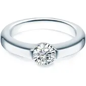 Trilani Ring - Sterling Silber Ring Zirkonia - Gr. 56 - in Silber - für Damen