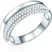Rafaela Donata Ring Sterling Silber Zirkonia in silber | Gr.: 58