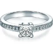 Trilani Ring - Sterling Silber Ring Zirkonia - Gr. 63 - in Silber - für Damen