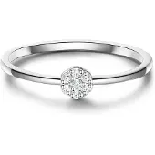 Glanzstücke Damen Sterling Silber Zirkonia silber - 23674