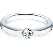 Trilani Ring - Sterling Silber Ring Zirkonia - Gr. 58 - in Silber - für Damen