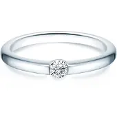 Trilani Ring Sterling Silber Zirkonia in silber | Gr.: 60