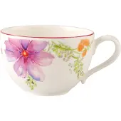 Villeroy & Boch Tasse "Frühstückstassen Mariefleur Basic 290 ml 6er Set bunt", bunt, 6 tlg., Porzellan, Trinkgefäße, Tasse