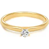 Trilani Ring - Sterling Silber Ring Zirkonia - Gr. 52 - in Gold - für Damen