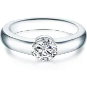 Trilani Ring - Sterling Silber Ring Kristallen von Swarovski - Gr. 57 - in Silber - für Damen