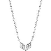 Ti sento Damen-Kette 925er Silber Zirkonia Ti Sento Milano Silber